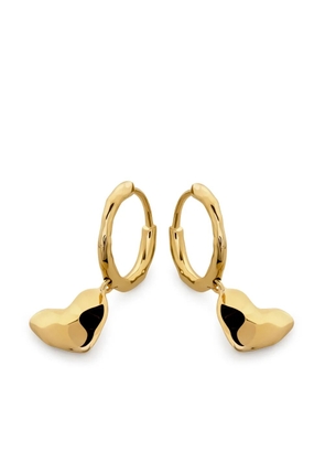 Monica Vinader Heart Drop earrings - Gold