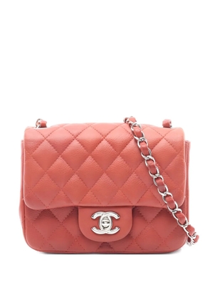 CHANEL Pre-Owned 2010-2011 mini Matelasse chain shoulder bag - Red
