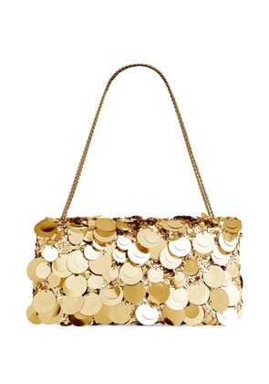 Rabanne sequin-embroidered shoulder bag - Gold