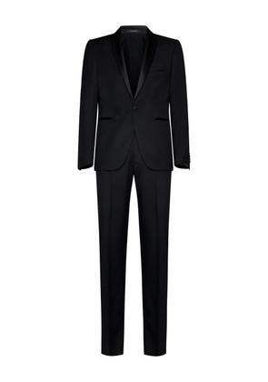 Tagliatore satin-shawl lapels tuxedo - Black