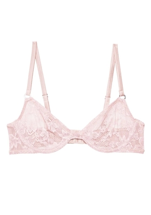 Fleur Du Mal Le Stretch lace demi bra - Pink
