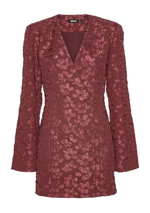 ROTATE BIRGER CHRISTENSEN jacquard blazer dress - Red
