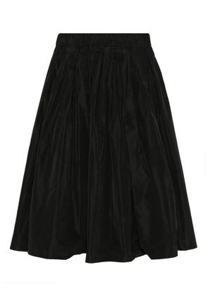 SUSANNE BOMMER elasticated-waist midi skirt - Black