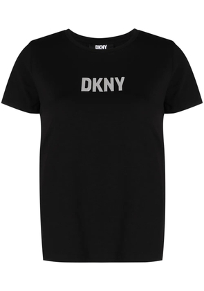 DKNY logo-reflective T-shirt - Black