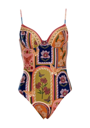 Agua Bendita Petra Fiore swimsuit - Blue