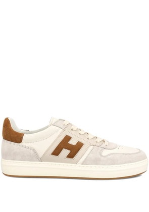 Hogan letter sneakers - Neutrals