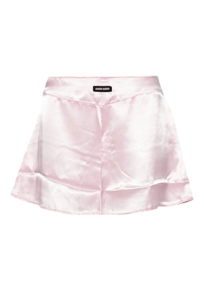 Miu Miu satin pyjama shorts - Pink