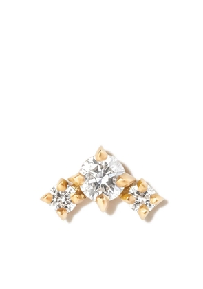 Lizzie Mandler Fine Jewelry 18kt yellow gold Eclat diamond stud earring