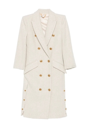 Elisabetta Franchi double-breasted coat - Neutrals