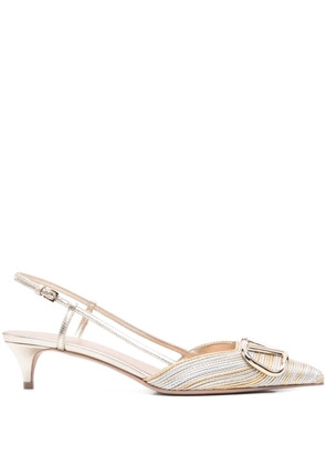Valentino Garavani 40mm VLogo Signature-plaque pumps - BJ1