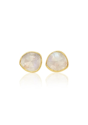 Monica Vinader Siren Stud Moonstone earrings - Gold
