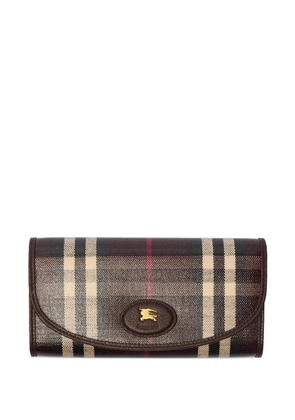 Burberry logo-detail wallet - Brown
