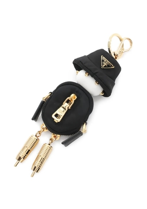 Prada Pre-Owned 2020s Robby hat bag charm - Black