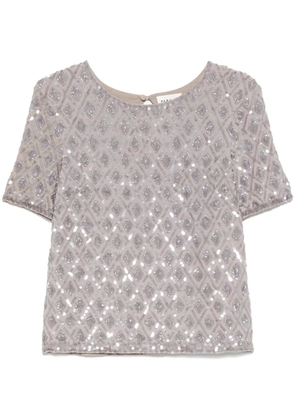 P.A.R.O.S.H. sequined T-shirt - Neutrals
