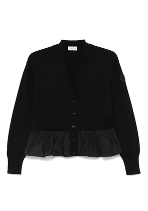 Moncler peplum-hem cardigan - Black