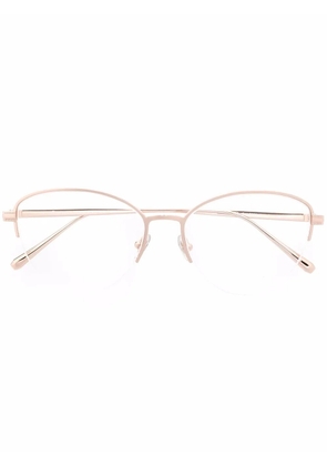 OMEGA EYEWEAR round-frame optical glasses - Pink