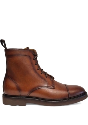 Henderson Baracco lace-up leather boots - Brown