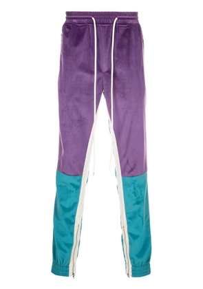 God's Masterful Children velvet retro trousers - Purple