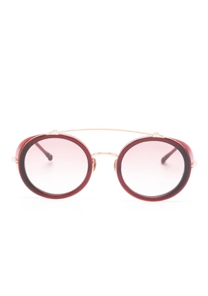 Matsuda round-frame sunglasses - Red