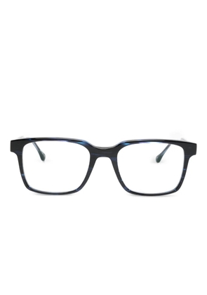 Matsuda M1035 rectangle-frame glasses - Blue