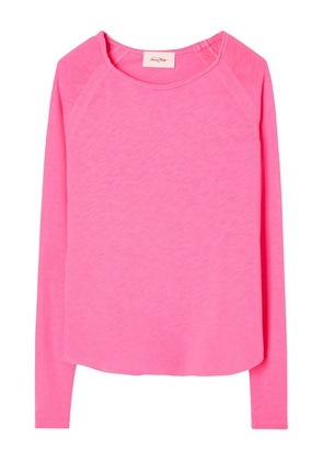 American Vintage Sonoma raglan-sleeves T-shirt - Pink
