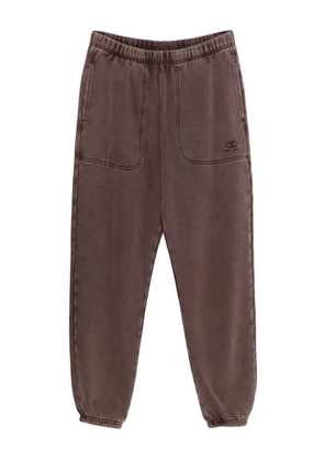 Champion logo-embroidered track pants - Brown
