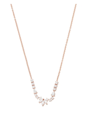 Anita Ko 18kt rose gold Grace diamond necklace - Pink