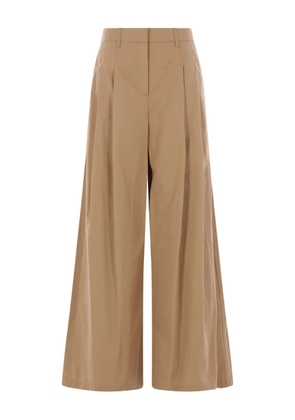 TWP pleated trousers - Brown