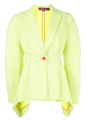 Sies Marjan neon draped blazer - Yellow