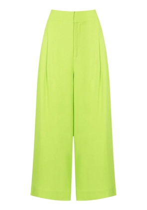 Lenny Niemeyer wide-leg cropped trousers - Green
