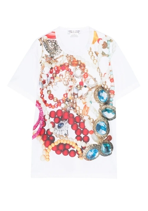Comme Des Garçons Comme Des Garçons graphic-print T-shirt - White