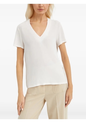 Fay V-neck T-shirt - White