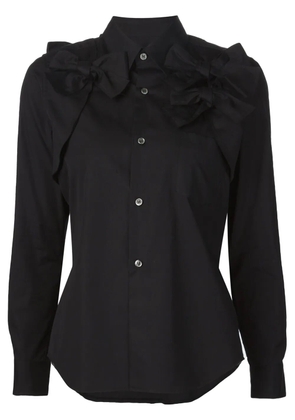 Comme Des Garçons bow detail shirt - Black