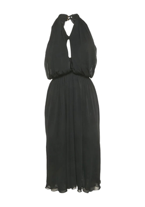 Gucci Pre-Owned halterneck midi dress - Black