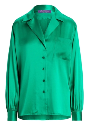 Ralph Lauren Collection Roslin stretch-silk shirt - Green