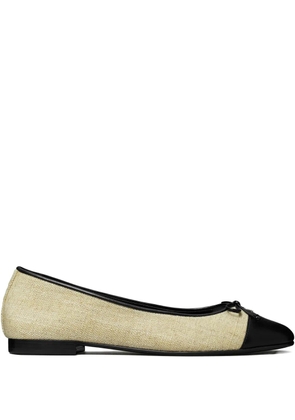 Tory Burch Cap-Toe bow ballet flats - Multicolour