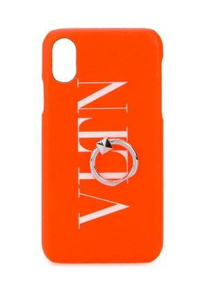 Valentino Garavani VLTN logo-print iPhone X/XS case - Yellow