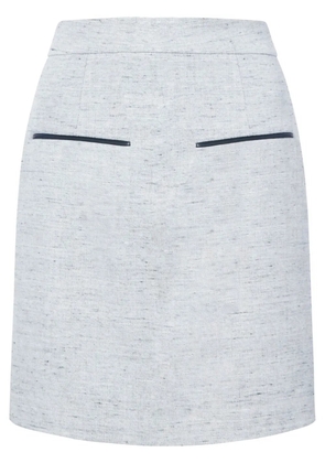 Proenza Schouler Judith mélange-effect skirt - Grey