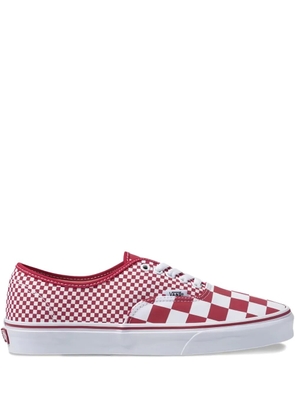 Vans checkerboard-pattern sneakers - Red
