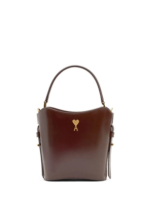 AMI Paris mini Paris Paris bucket bag - Red