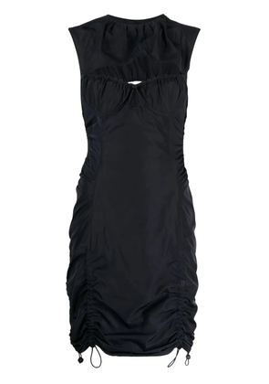 Monse cut-out drawstring-detail mini dress - Black