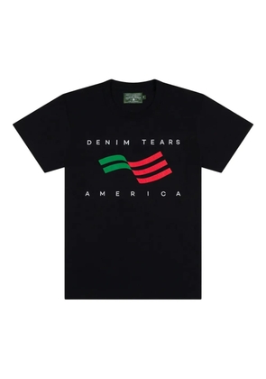Denim Tears graphic sportswear T-shirt - Black