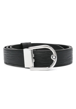 Montblanc reversible leather belt - Black
