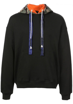 Mostly Heard Rarely Seen camouflage detail hoodie - Black