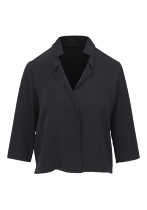 Peter Cohen collared-neck top - Black