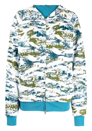 Billionaire Boys Club printed hoody sweatshirt - Blue