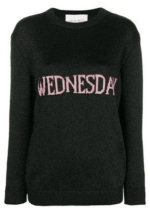 Alberta Ferretti Wednesday knit jumper - Black
