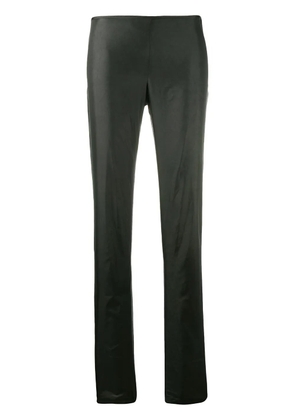 Jean Paul Gaultier Pre-Owned gathered slim trousers - Black