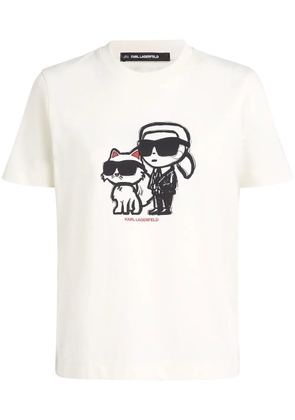 Karl Lagerfeld Ikon Sketch Duo T-shirt - White