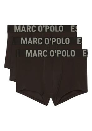 Marc O'Polo logo-waistband boxer briefs (pack of three) - Black